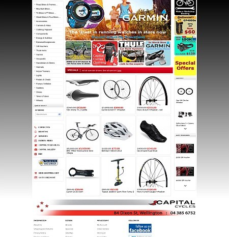 Client Project - Capital Cycles Website